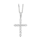 14KT WHITE GOLD DIAMOND (1/4CTW) PENDANT