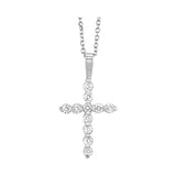 14KT WHITE GOLD DIAMOND (1/3CTW) PENDANT