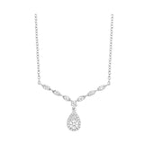 14KT WHITE GOLD DIAMOND (5/8CTW) NECKLACE