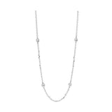 14KT WHITE GOLD DIAMOND (1 1/2CTW) NECKLACE