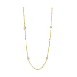 14KT YELLOW GOLD DIAMOND (1 1/2CTW) NECKLACE