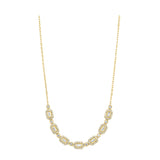 14KT YELLOW GOLD DIAMOND (1/2CTW) NECKLACE