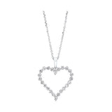 14KT WHITE GOLD DIAMOND (1/2CTW) PENDANT