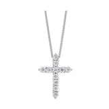 10KT WHITE GOLD DIAMOND (1/10 CTW) PENDANT