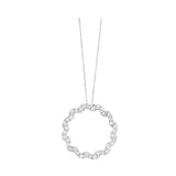 14KT WHITE GOLD DIAMOND (1/2CTW) PENDANT