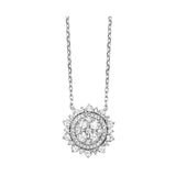 14KT WHITE GOLD DIAMOND (1CTW) PENDANT