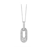 10KT WHITE GOLD DIAMOND (1/4CTW) PENDANT