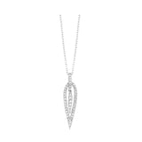 14KT WHITE GOLD DIAMOND (1/4CTW) PENDANT