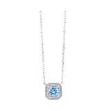 10KT WHITE GOLD DIAMOND (1/20 CTW) PENDANT