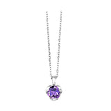 SILVER GARNET (3/8 CTW) PENDANT