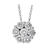 14KT WHITE GOLD DIAMOND (3/4CTW) PENDANT