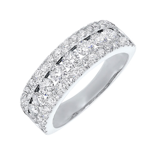 14KT WHITE GOLD DIAMOND (1 1/2CTW) BAND – Feldsteins Jewelers