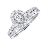 14KT WHITE GOLD DIAMOND(3/4CTW) RING