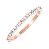 10KT ROSE GOLD DIAMOND (1/8CTW) BAND