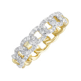 14KT YELLOW GOLD DIAMOND (1/2CTW) RING