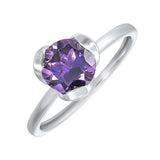 SILVER AMETHYST (1 1/4 CTW) RING