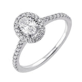 14KT WHITE GOLD DIAMOND(5/8CTW) RING