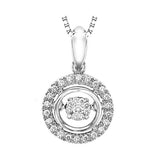 SILVER DIAMOND (1/10CTW) PENDANT